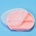 Nouveau bébé assiettes divisées produits sans BPA Silicone assiettes pour bébés sécurité anti-dérapant aspiration assiette alimentaire pour tout-petits